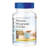 Fair & Pure - Citrato de Magnesio y Citrato de Potasio - Vegano - Minerales esenciales - 180 Cápsulas