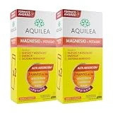 AQUILEA Pack 2x Aquilea Magnesio + Potasio de 28 comprimidos efervescentes - Ayuda a recuperar el tono Muscular - Complemento alimenticio