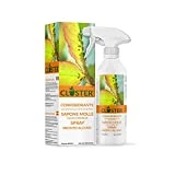 CLOSTER Jabón Potasico Spray - Insecticida Natural Defensa de Las Plantas contra Insectos y parásitos - Anti Pulgones Acaros Cochinilla Chinches en Tu Huerto Jardín (Spray 500ML Listo para Usar)