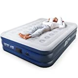 Active Era Colchón Hinchable Matrimonio - 203 x 152 x 48 cm - con Bomba eléctrica incorporada y Almohada integrada - colchon Hinchable