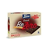 Tirma Snack Be-Zero Galleta Bañada en Chocolate 70% Cacao, Sin Azúcares Añadidos - 1 paquete x 6 unidades de 17.5g