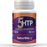 Naturbite 5-Htp 60 Comprimidos. Aumento de los Niveles De Serotonina, Ayudando Al Estado De Ánimo. Mejora El Sueño Natural y el Descanso Tranquilo.