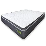 Matnature | MatFoam | Colchón Viscosoft Reversible | Firme e Indeformable | Altura 21 cm | Muy Transpirable Antibacterial | Óptima Termoregulación | Tejido Antideslizante (90 x 200 cm)