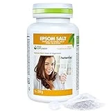 Nortembio Sal de Epsom Alimentaria 250 g. Sulfato de Magnesio para Tomar. Sal de Higuera. Sal Inglesa para Limpieza de Hígado. Cacito Dosificador Incluido.