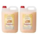 Familycom Pack 2 Detergente Lavadora Liquido Profesional Marsella Color , Tradicional, 5 Litros (Marsella) 2 Unidades (Marsella)