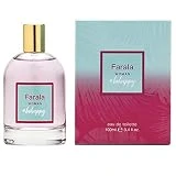 FARALA - BeHappy 100 ml, Perfume de Mujer, Colonia Perfumada, Eau de Toilette Femenina, Fresca y de Larga Duración, Aroma Floral y Especiado