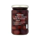 Kalamata Toda Aceitunas Griegas Waitrose 300G - Paquete de 4