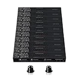 Nespresso Original Cápsulas de Café Ristretto, 100 Cápsulas (50 Normal y 50 Descafeinado) para Máquina de Café, Cafetera, Tueste Intenso con Notas Afrutadas…