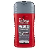 INTESA POUR HOMME gel de ducha champú regenerador, Essence Power, 250 mL