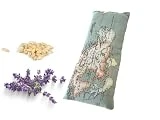 STIGORVI - Saco de semillas para microondas - térmico - Bolsa calor y frío - Cojín (13cmx31cm) - Hecha a mano en España - 100% artesanal de semillas naturales lavanda