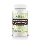 Soria Natural Levadura de Cerveza y Germen de Trigo | Previene la Caída del Cabello, Antioxidante, Aporta Energía, Ayuda en la salud intestinal y Cardiovascular | Vitamina B, Hierro, Zinc | 500caps
