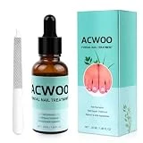 ACWOO 30 ml Tratamiento Hongos Uñas Pies, Solución Antifúngica Para Uñas De Pies con Lima de Uñas, Eliminador De Hongos En Las Uñas, Las Uñas Envejecidas, La Decoloración Y Las Uñas Dañadas