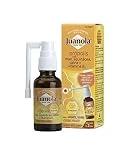 JUANOLA Pulverizador Bucal Própolis - 30ml - Para la garganta, faringe y cuerda vocales - Complemento alimenticio con Própolis, Miel, Equinácea, Salvia y Vitamina B3. A partir de 3 años.