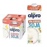 Alpro Bebida Vegetal de Soja sin Azúcar 6x1L
