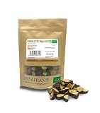 FRISAFRAN - Regaliz de palo SECO Corte cubico | Ecológico | Gin tonic | paloduz | Directamente del productor | cultivado en Navarra - 30Gr