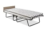 JAY-BE Nuevo Flujo de Aire Cama Plegable con colchón Supremo y automático Patas Plegables, Negro, Single