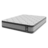 Cecotec Colchón Híbrido Flow 8900 Hybrid 150x2090. Multicapa, Núcleo de Muelles Ensacados SpringCore y Viscoelástica ViscoCare+, Altura 32 cm, Firmeza Medio Alta, SeparateMuv & BreathSoft+