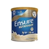 Ensure Nutrivigor - Complemento Alimenticio para Adultos, con HMB, Proteínas, Vitaminas y Minerales, como el Calcio - Sabor Vainilla - 400 g