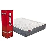 PIKOLIN Colchón sostenible muelles ensacados con progresión visco 30cm | Confort Muy Alto I Alta transpirabilidad I Firmeza Media-Alta y | Modelo Seaqual Marisma I 135x190