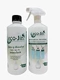 ECO-JIN DESENGRASANTE Concentrado (Sin Aroma) 1 LITRO + 1 PULVERIZADOR (Color del PULVERIZADOR SEGUN Stock)