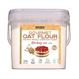 Weider Oat Gourmet. Harina de Avena Integral. Fuente de proteína con bajo contenido en azúcares. Sabor Tarta de Fresa (1,9 kg)