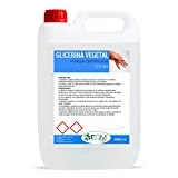 EQM SOLUCIONES QUÍMICAS | ECO-904 | 5L | Glicerina Vegetal Líquida | Pureza 99,5% Glicerol 100% Natural | Hidratante natural de Cabello y Piel | Ideal para jabones, champús, cremas, etc.