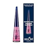 Herome - Blanqueador de Uñas Pink Glow 10ml | Manicura Francesa en 1 Paso, PintaUñas Blanqueador, Difumina las Manchas, Uñas más Blancas, con un Toque Rosa Perla
