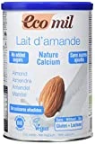 EcoMil - Almendra Nature Calcium Instant Bio, Bebida de Almendra en polvo, Bebida Vegetal Ecológica, Sin Azúcares añadidos - 400 g