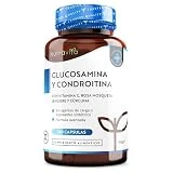 Glucosamina Complex con Condroitina + Vitamina C y Cúrcuma - 180 Cápsulas Alta Dosis - Nutravita