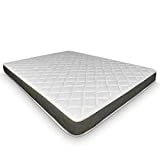 DUÉRMETE ONLINE Colchón de Espumación Fresh Reversible (Cara Invierno-Verano) | Antiácaros y Antibacterias | Altura 13cm, Espuma, 135 x 190