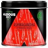 Ashwagandha Capsulas Orgánica 2160mg | 250 Cápsulas Vegetales | Raíz de Ashwagandha con Pimienta Negra | Sin Aditivos | Withania Somnifera Alta Absorción | Certificación Ecológica
