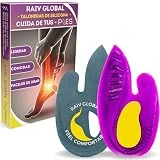 Taloneras Ortopédicas de Silicona para Fascitis Plantar - Almohadillas Suaves para Hombre y Mujer - Plantillas de Gel Cómodas - Talla L (44-47)…
