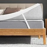 Topper Viscoelastico | 105x190 CM | Grosor 7CM | Sobrecolchon Funda Extraible y Lavable | Alivio de la tensión Muscular | Fabricado en España | Nucleo 100% Viscoelastica | Reversible | Topper 105x190