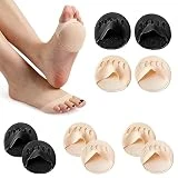 Pack 5 Pares almohadilla para pies reutilizables para mujer y hombre -Prevención del dolor y rozamiento -Material transpirable y elástico-Plantilla plantar máximo confort para tacones