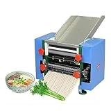 220V Fideos eléctricos Dumpling Wonton Maker Máquina automática de Acero Inoxidable Fideos Wonton Skin Dumpling Skin Machine para Comercial, 18KgAHour550W (15kgahour) (25kgahour550w)
