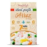 FITstyle Pasta Konjac Arroz 200g | Pasta sin hidratos | Saciante y sin calorías | Ideal para dietas y perder peso | Apto para dietas Keto y Paleo