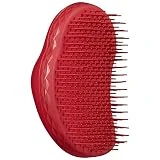 Tangle Teezer Thick & Curly cepillo pelo antitirones rojo - Peine pelo rizado - Cepillo desenredante para metodo curly - Cepillo pelo rizado antirotura