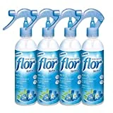 Flor Instant Perfume para la ropa, fragancia azul - pack de 4