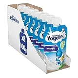 Nestlé Yogolino Lácteo infantil Natural, Desde 6 Meses, 8 Bolsitas de 100 g