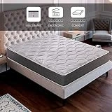 ROYAL SLEEP Colchón viscoelástico Carbono 140x190 firmeza Alta, Gama Alta, Efecto regenerador, Altura 23cm - Colchones Ceramic
