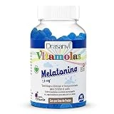 DRASANVI gominolas de Melatonina | Ayudan a dormir | Sueño de Calidad | 1,9mg de melatonina cada una |Vegano | Sabor Ciruela | Bote 60 Gominolas