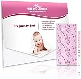 Easy@Home 15 Prueba de Embarazo UltraSensible: Test Rápido de hCG 10 mUI/ml de Orina con App Inteligente Premom丨Tira Reactiva de Embarazo Temprana