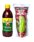 TLT FOODS - Pack Chilerito Salsa Chamoy + Pepinillo encurtido Van Holten's (S - Hot)