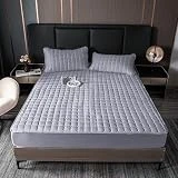 JIANINGHOME Cama ajustable suave y transpirable de 48 x 74 cm, protector de colchón doble acolchado, funda de colchón extraprofunda, costura de caja suave al tacto para mayor comodidad, no ruidoso,
