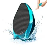 Lima De Vidrio Nano AnjoCare 2en1, Removedor de Callos y Piel MuertaDura, Profesional Raspador Portatil para Pies Agrietados, Pedicura erramienta de belleza para el cuidado de los pies(Azul)