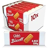 Lotus Biscoff | Galleta Original Caramelizada | Vegana | Sin Colorantes ni Aromas Artificales | 10x 250g | 2,5kg