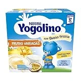 Nestlé Yogolino Natillas de Vainilla - Paquete de natillas de 6 x 4 unidades de 100g (Total: 2.4 kg), Fórmula antigua
