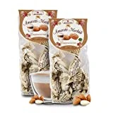 Amaretti Sabor Capuccino - Galletas Italianas de Almendra - 150 Gramos (paquete de 2 piezas)