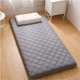 LZFCDMD Colchón Grueso Antideslizante Colchoneta Estampada para Dormir En El Suelo Colchón Portátil para Acampar Tapete De Tatami Plegable (Color : A, Size : 90x190cm(35x74in))