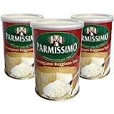3 frascos Parmigiano Reggiano DOP - Parmissimo - Rallado Fresco - 3 x 160 gr